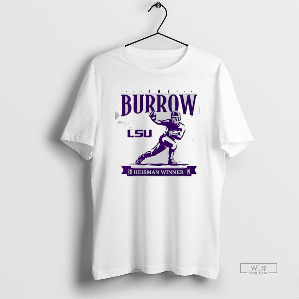 Official Lsu Football Joe Burrow Heisman Winner 2019 T-Shirts, Hoodie, Sweatshirt