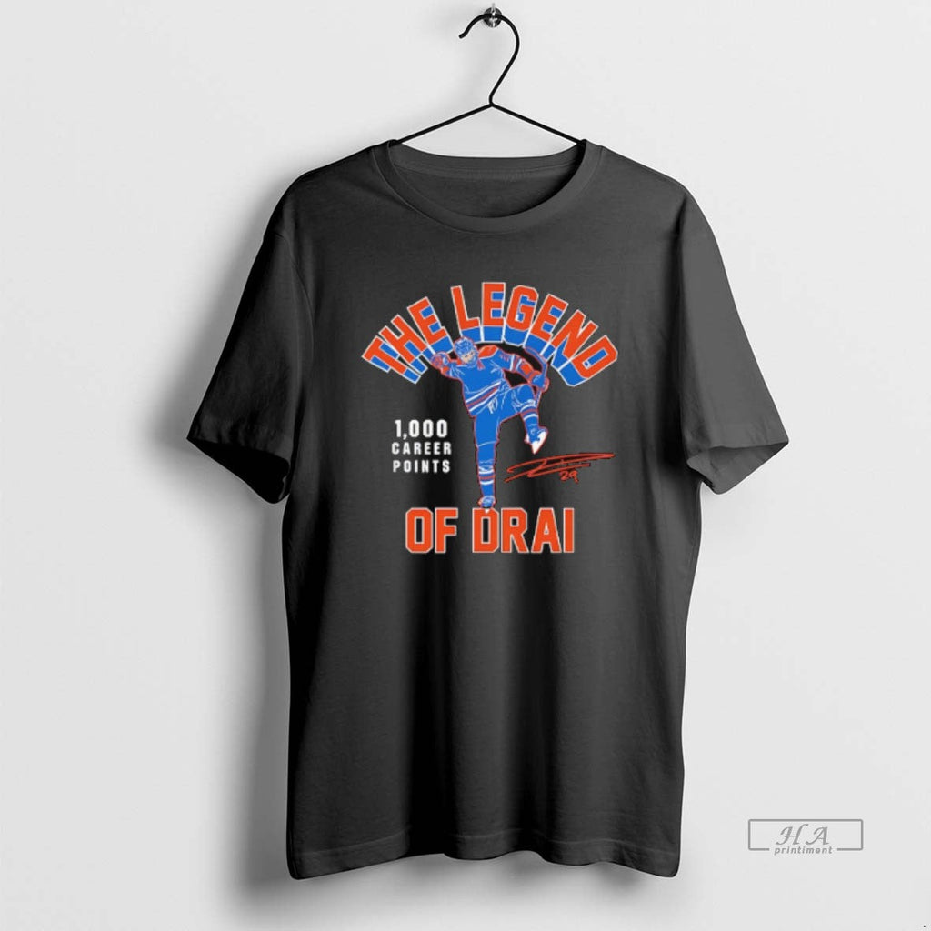 Official Leon Draisaitl Edmonton Oilers Legend Drai 1000 Points T-Shirts, Hoodie, Sweatshirt