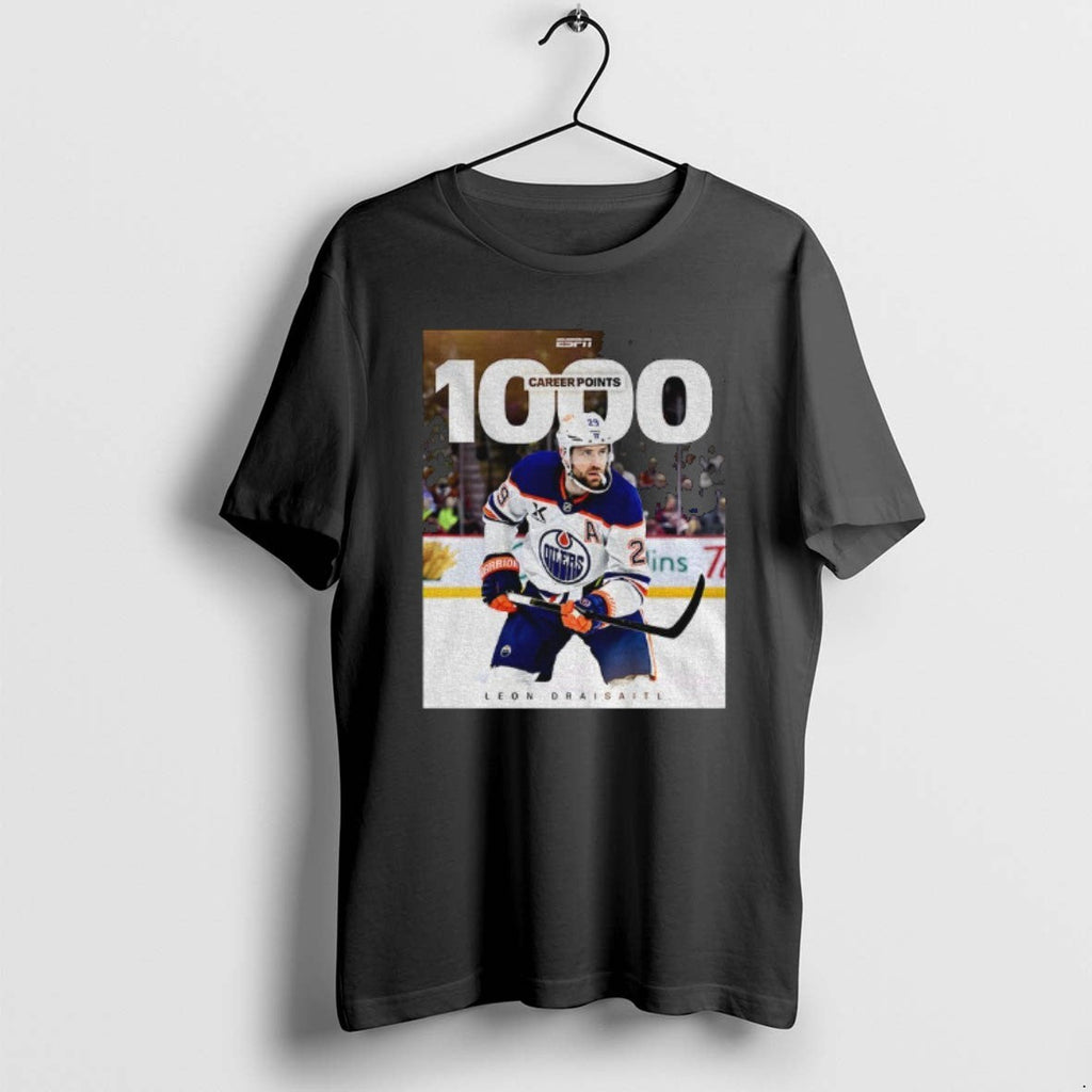 Official Leon Draisaitl Hits 1 000 Point Milestone T-Shirts, Hoodie, Sweatshirt