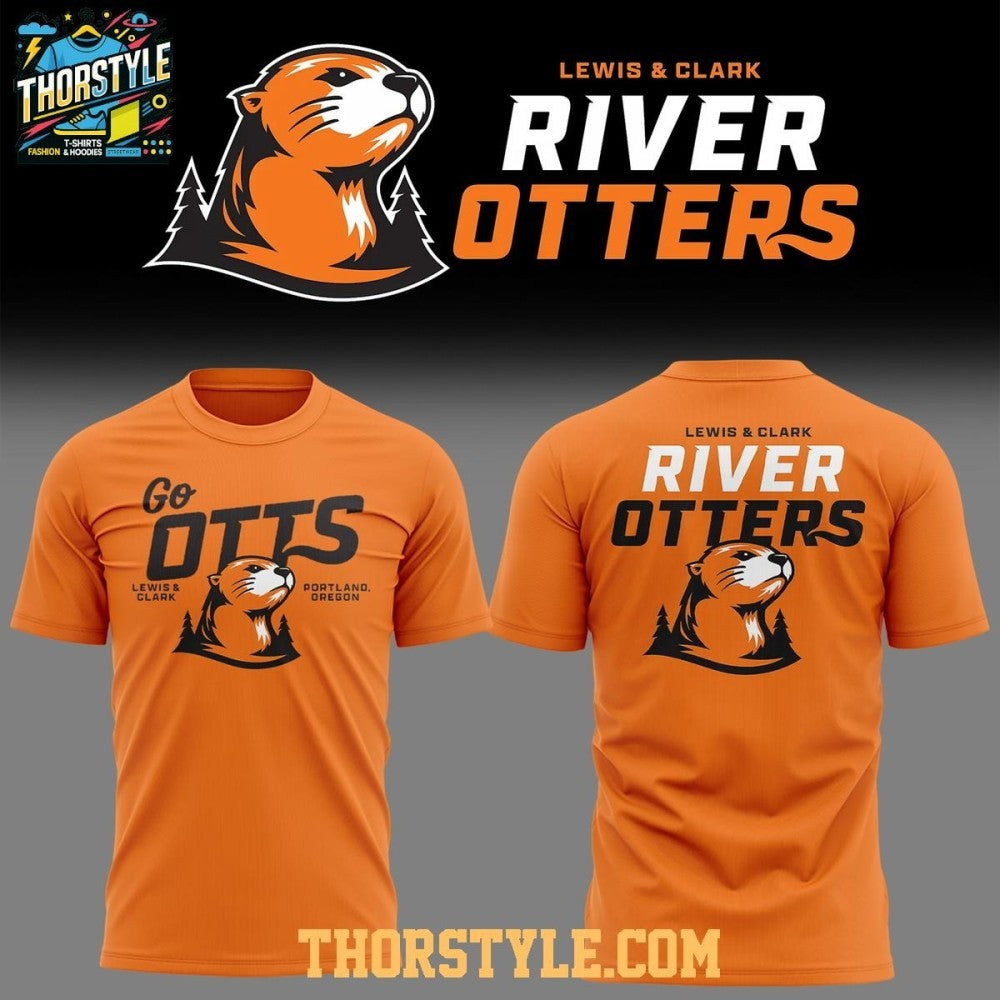 Lewis & Clark River Otters 2026 Go Otts Pioneers Football Shirt