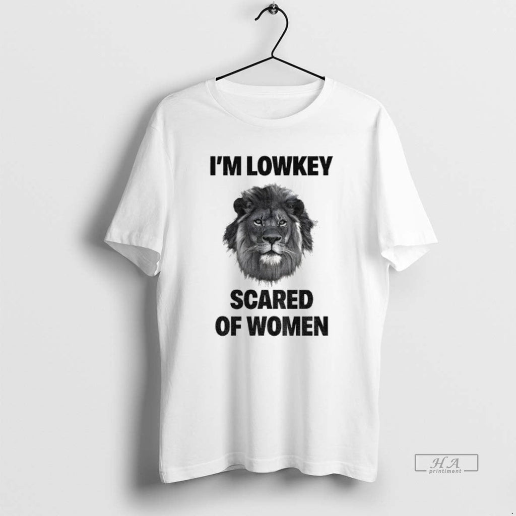 Official Lion Im Lowkey Scared T-Shirts, Hoodie, Sweatshirt