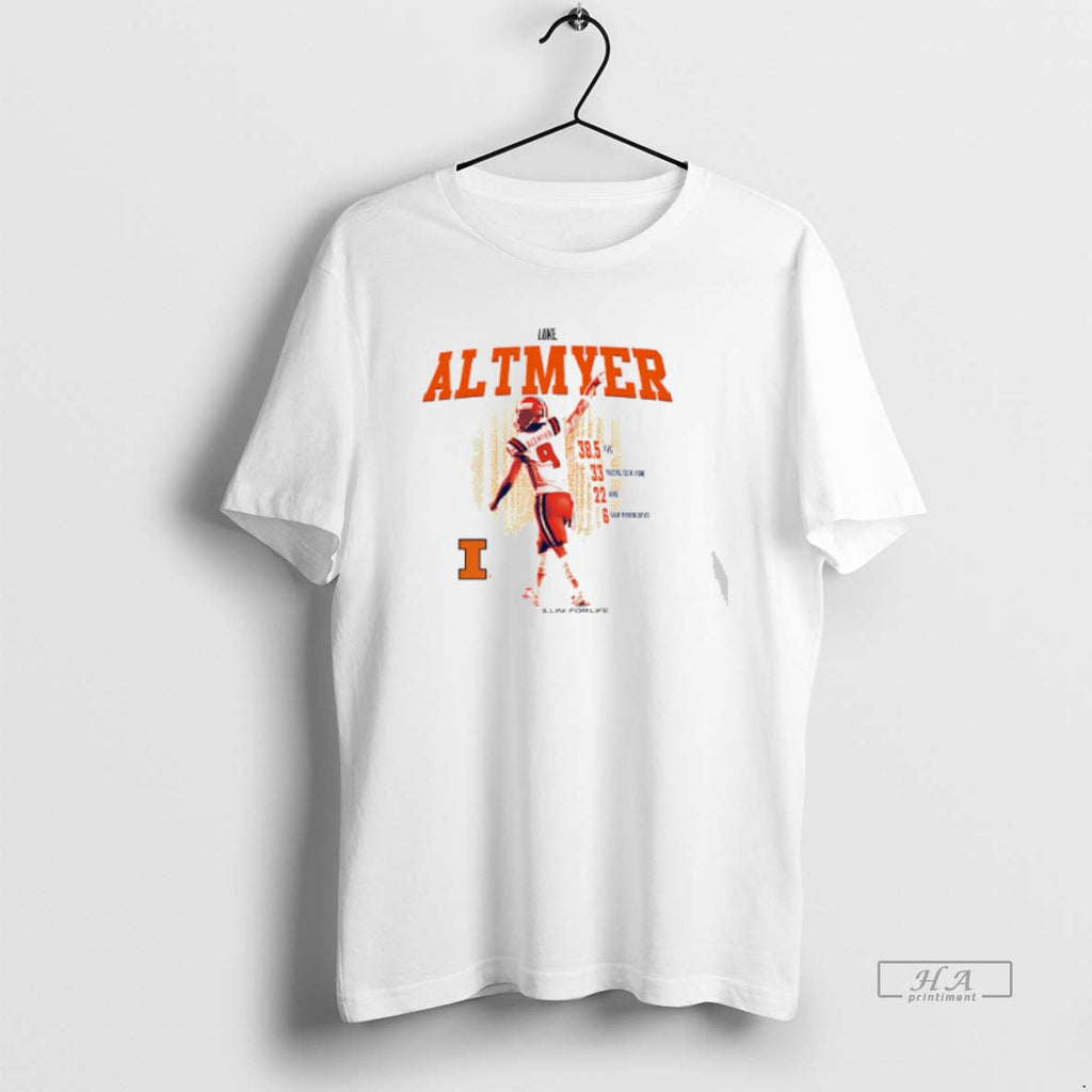 Official Luke Altmyer Illinois Fighting Illini Career T-Shirts, Hoodie, Sweatshirt