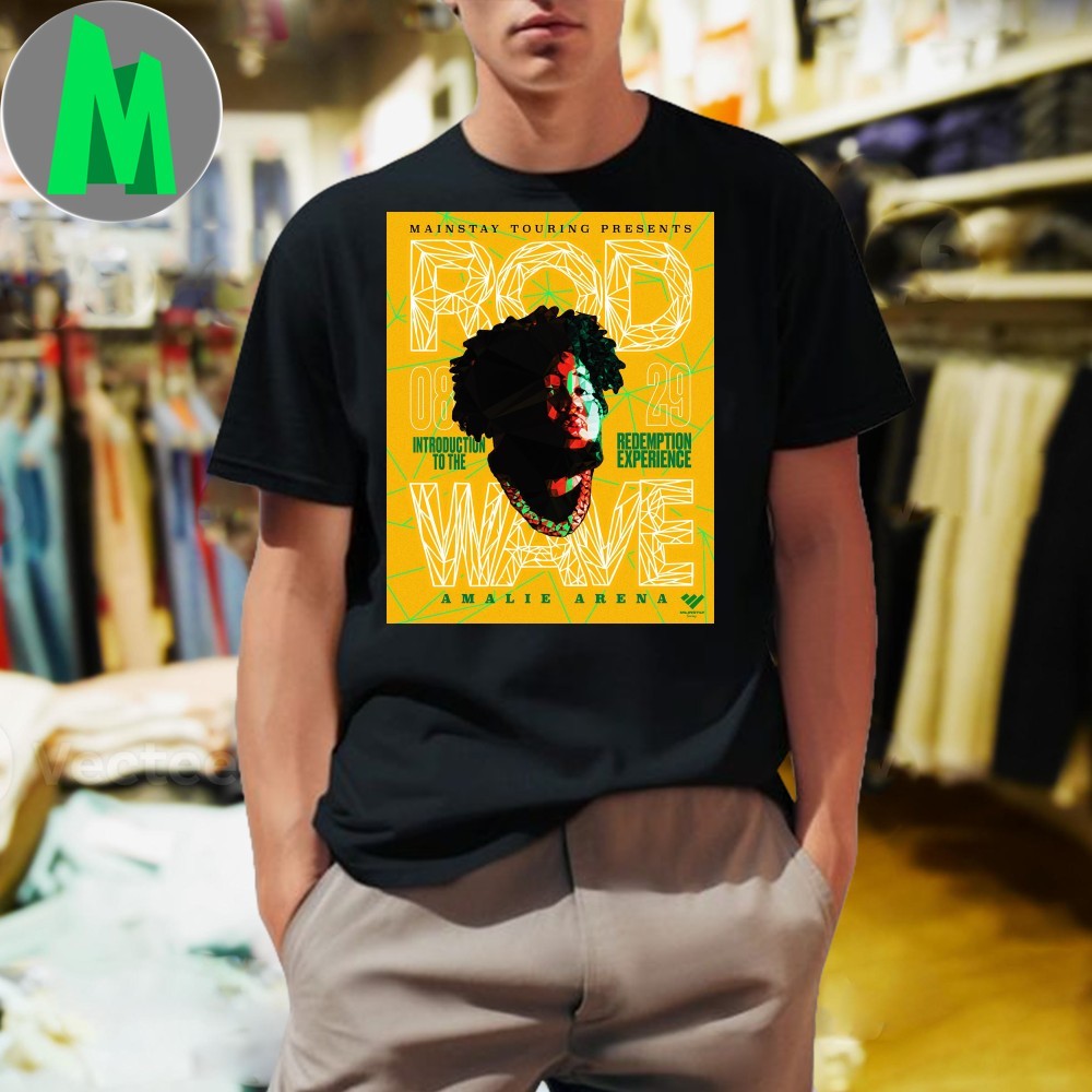 Mainstay Touring Presents Rod Wave Redemption Experience Concert T-Shirt