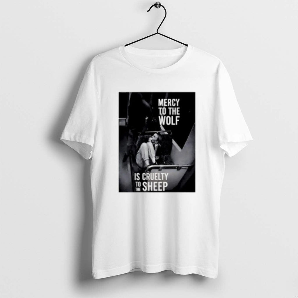 Official Mercy Wolf Is Cruelty Sheep Iryna Zarutska T-Shirts, Hoodie, Sweatshirt