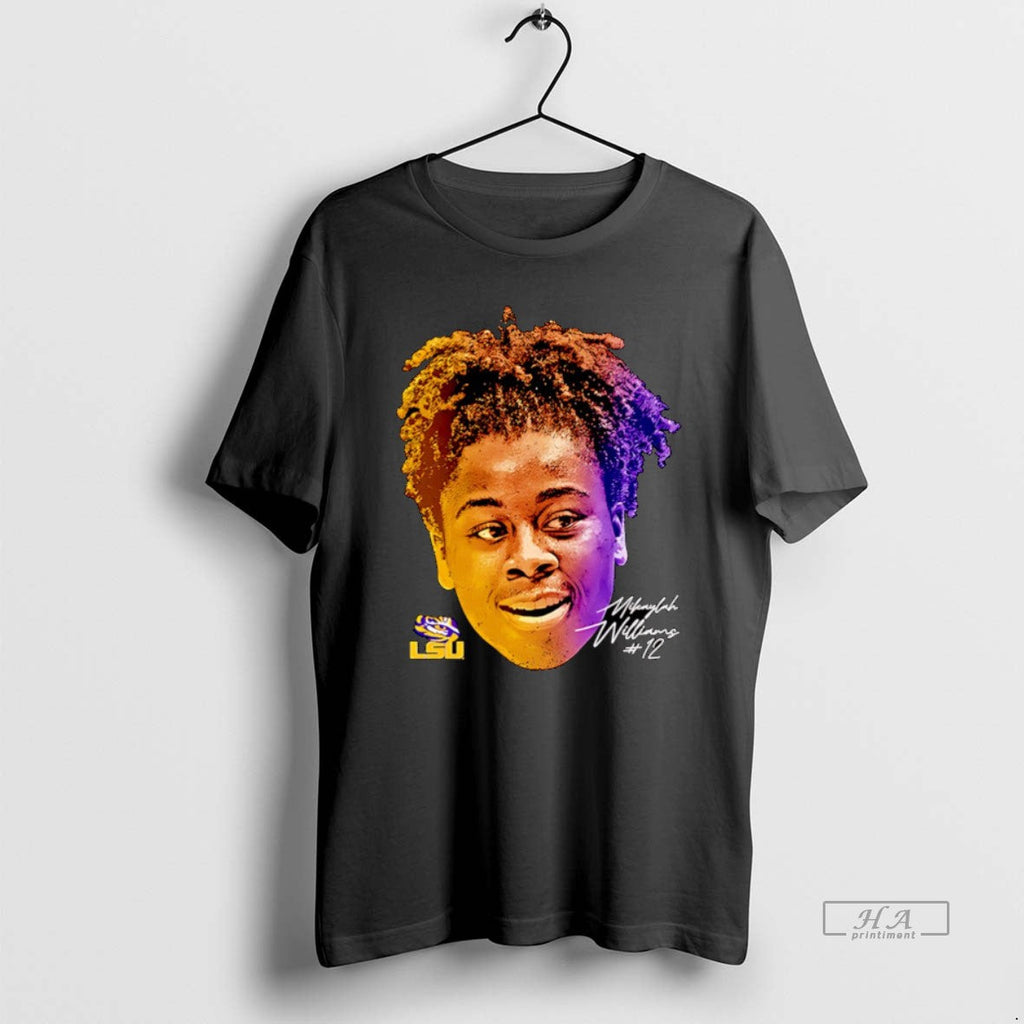 Official Mikaylah Williams Lsu Basketball Game Face T-Shirts, Hoodie, Sweatshirt