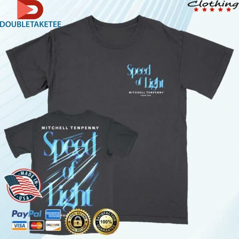 Mitchell Tenpenny Speed Of Light Tour 2026 T-shirts