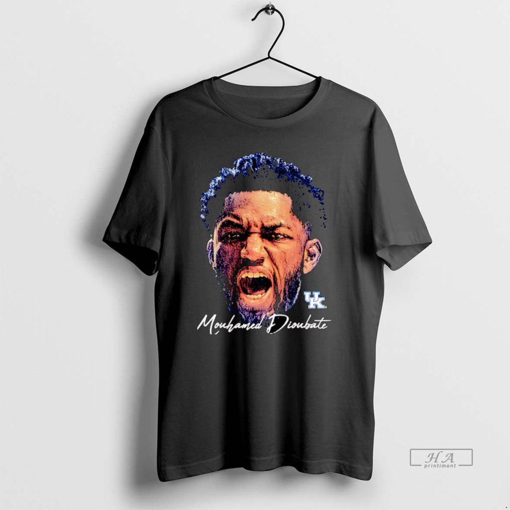 Official Mouhamed Dioubate Kentucky Basketball Game Face T-Shirts, Hoodie, Sweatshirt