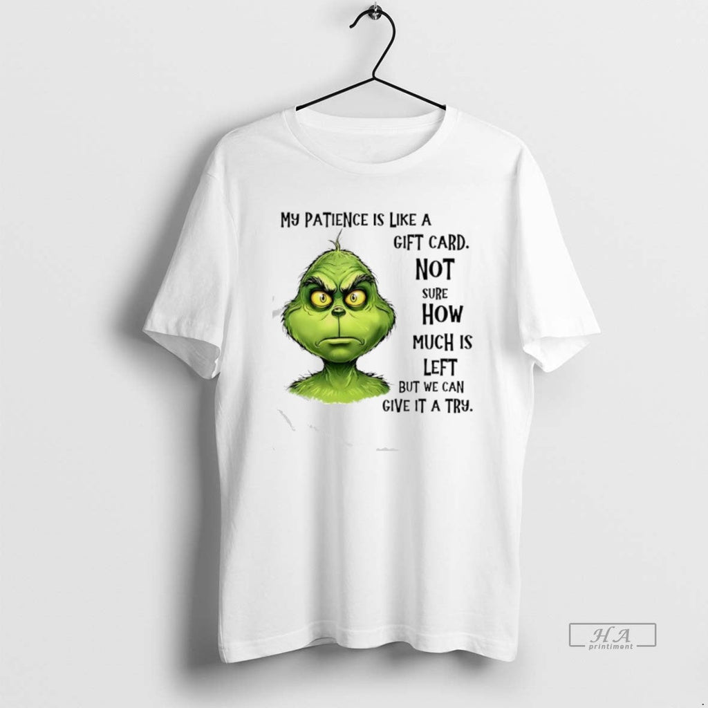Official My Patience Is Like Card Not Sure How Much Is Left But T-Shirts, Hoodie, Sweatshirt