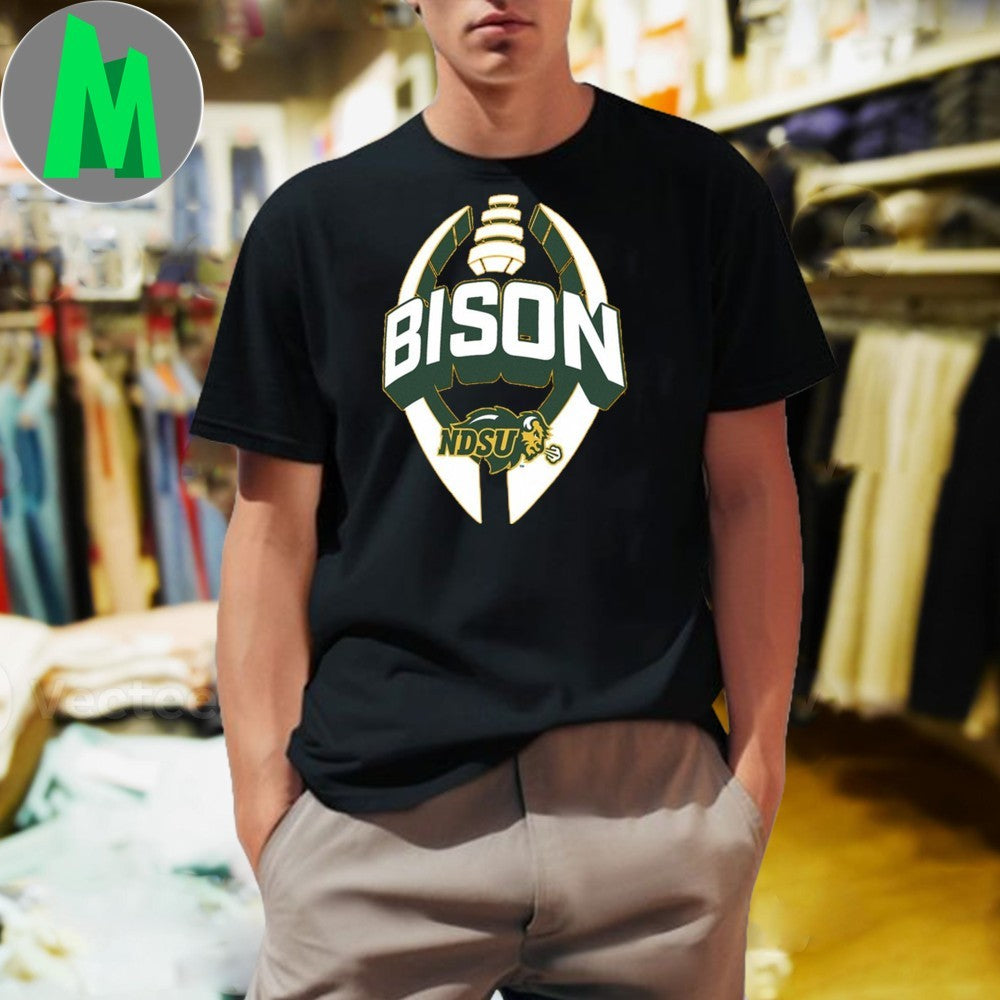 NDSU Bison Football Graphic Gold T-Shirt
