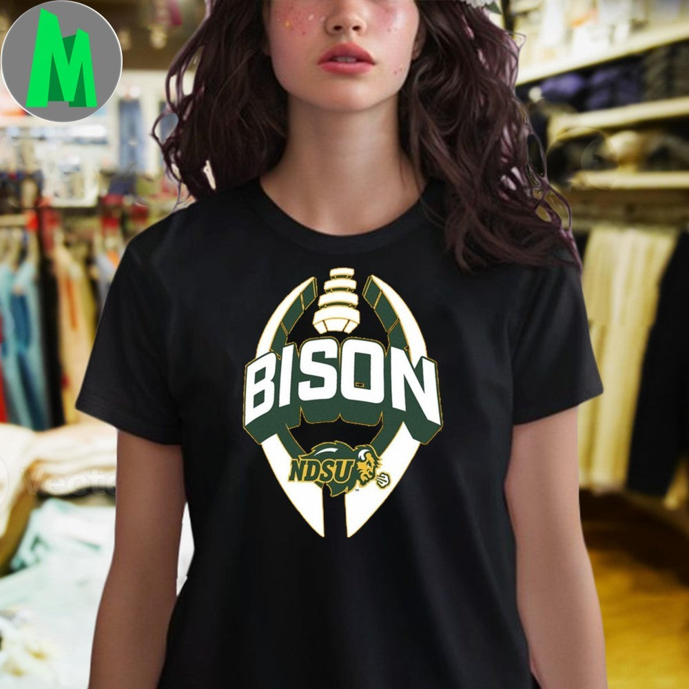 NDSU Bison Football Graphic Gold T-Shirt