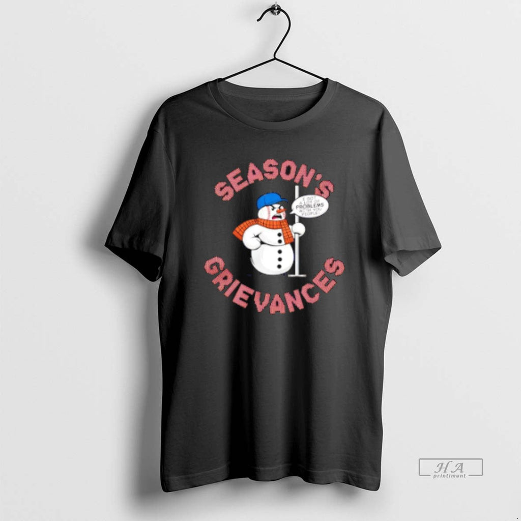 Official New York Mets Seasons Grievances I Got Lot Problems T-Shirts, Hoodie, Sweatshirt