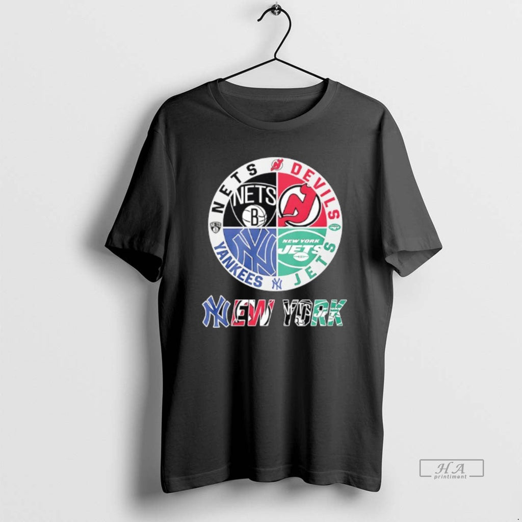 Official New York Nets New York Devils New York Mets New York Jets Mashup T-Shirts, Hoodie, Sweatshirt
