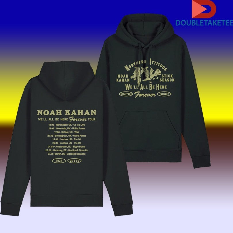 Noah Kahan Stick Season Northern Attitude Forever We’ll All Be Here Forever UK & EU Tour 2024 Dates T-shirts