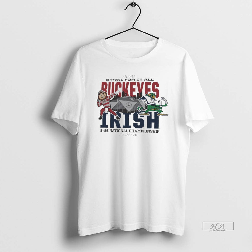 Official Ohio State Vs Notre Dame Dueling Mascot 2025 National Championship T-Shirts, Hoodie, Sweatshirt