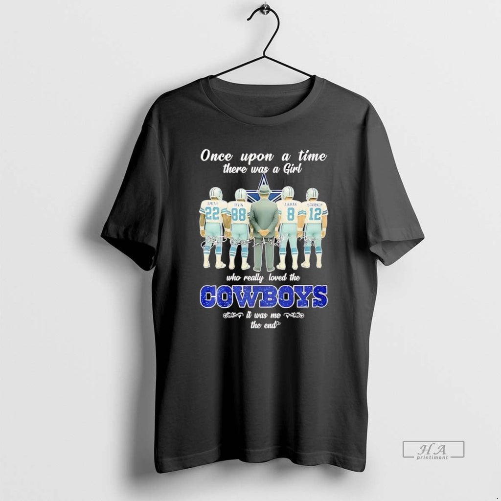 Official Once Upon Time There Was Girl Really Loved Dallas Cowboys T-Shirts, Hoodie, Sweatshirt