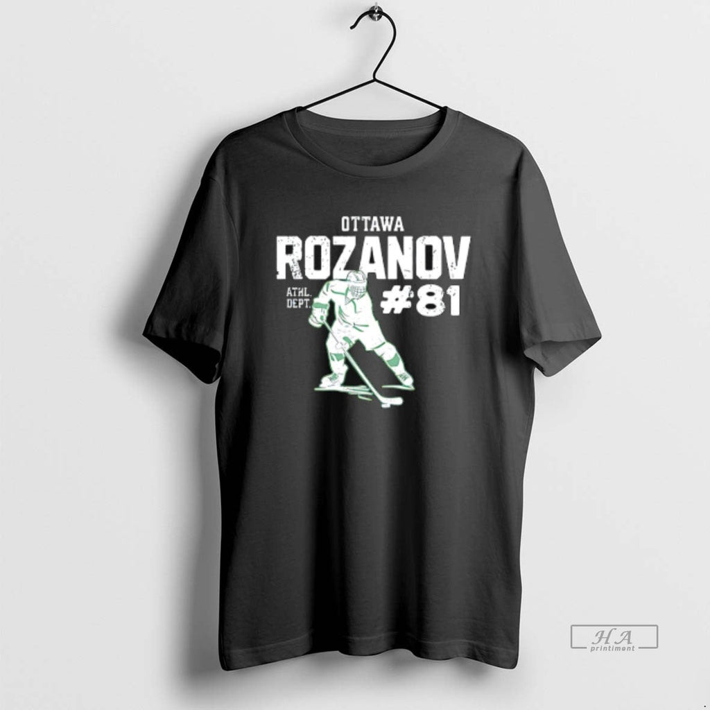 Official Ottawa Rozanov 81 Hockey Ilya Grigoryevich Rozanov T-Shirts, Hoodie, Sweatshirt
