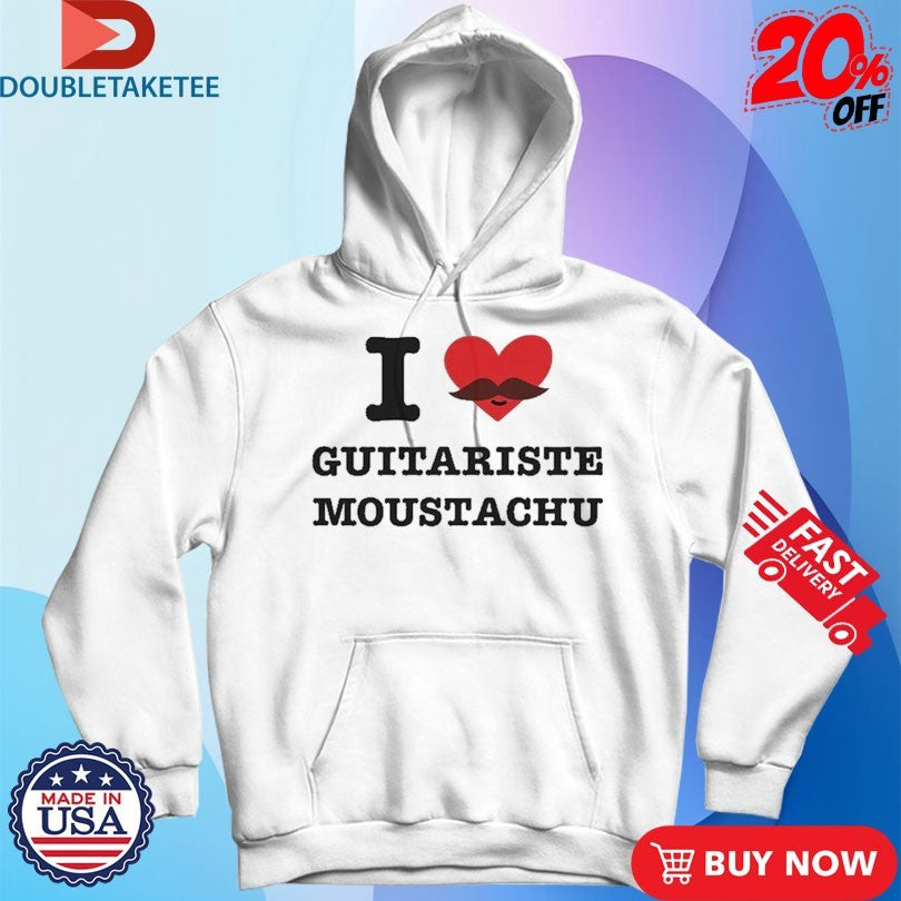 Paramore I Love Guitariste Moustachu Shirts