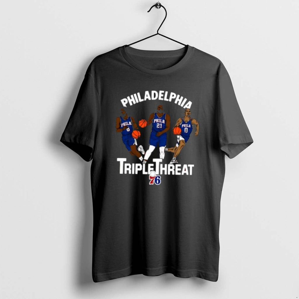 Official Philadelphia 76ers Triple Threat Player T-Shirts, Hoodie, Sweatshirt