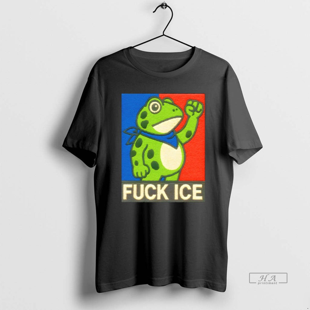Official Portland Frog Resist Protest Ice Protest Fuck Ice T-Shirts, Hoodie, Sweatshirt