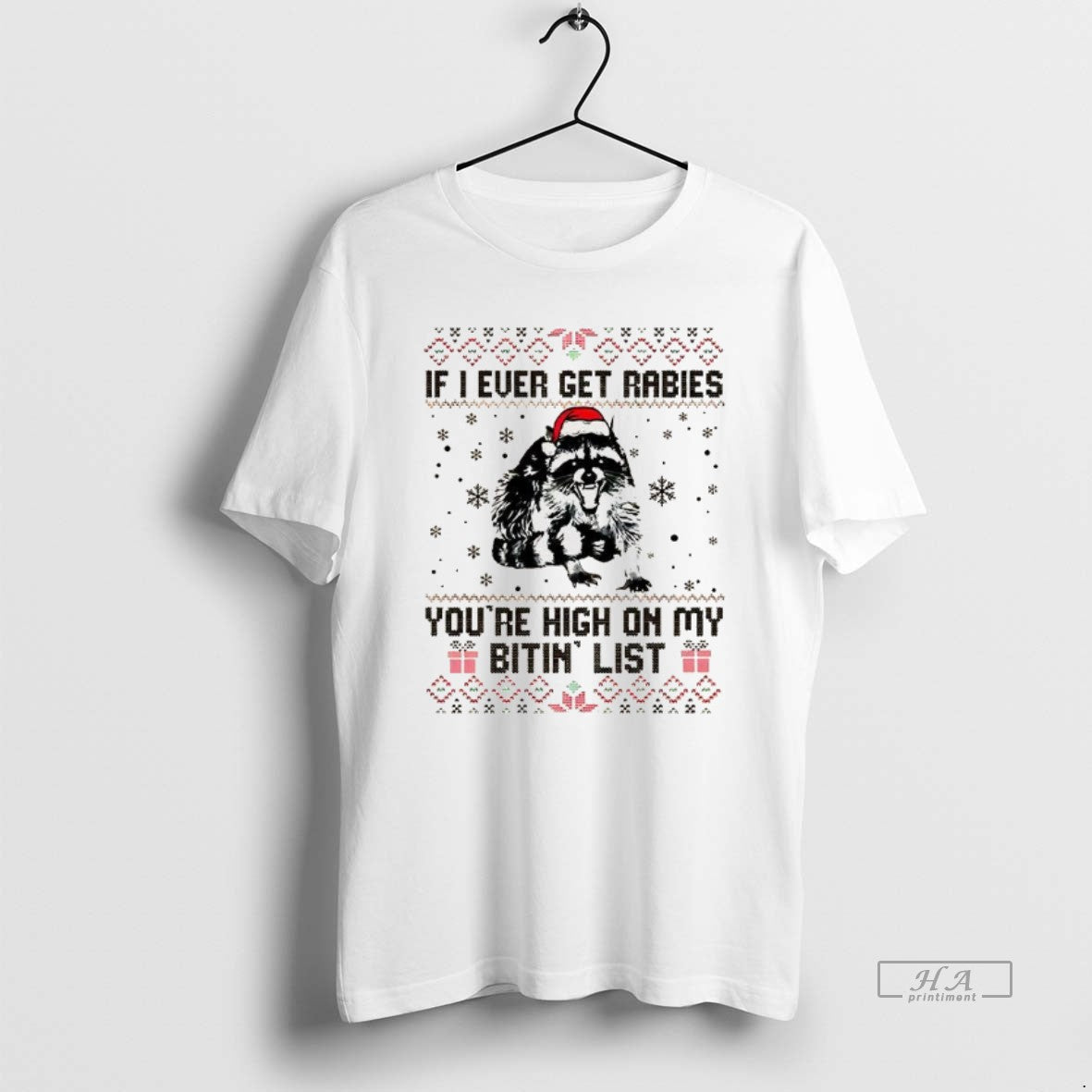 Official Raccoon If I Ever Get Rabies Youre High My Bitin List Ugly T-Shirts, Hoodie, Sweatshirt
