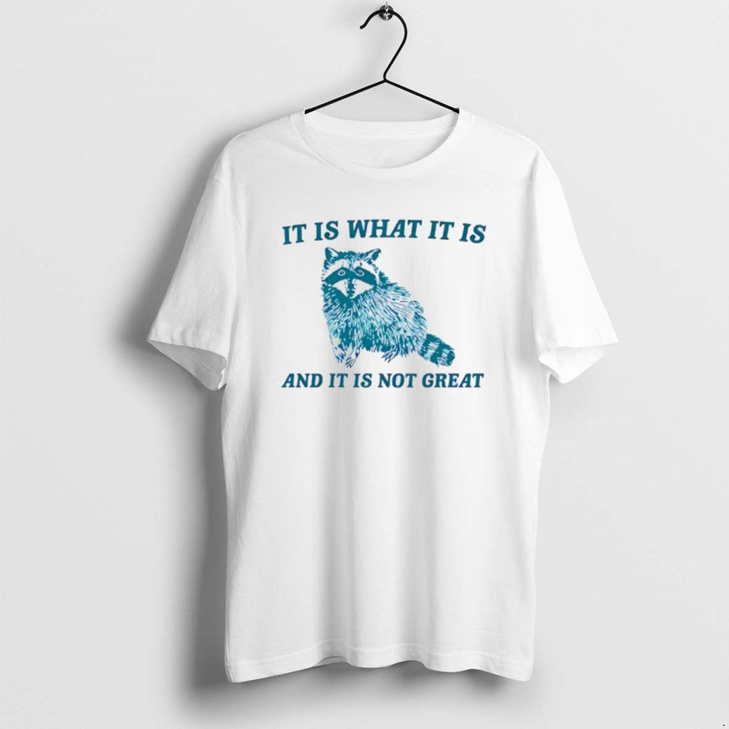 Official Raccoon Is What Is Is Not Great T-Shirts, Hoodie, Sweatshirt