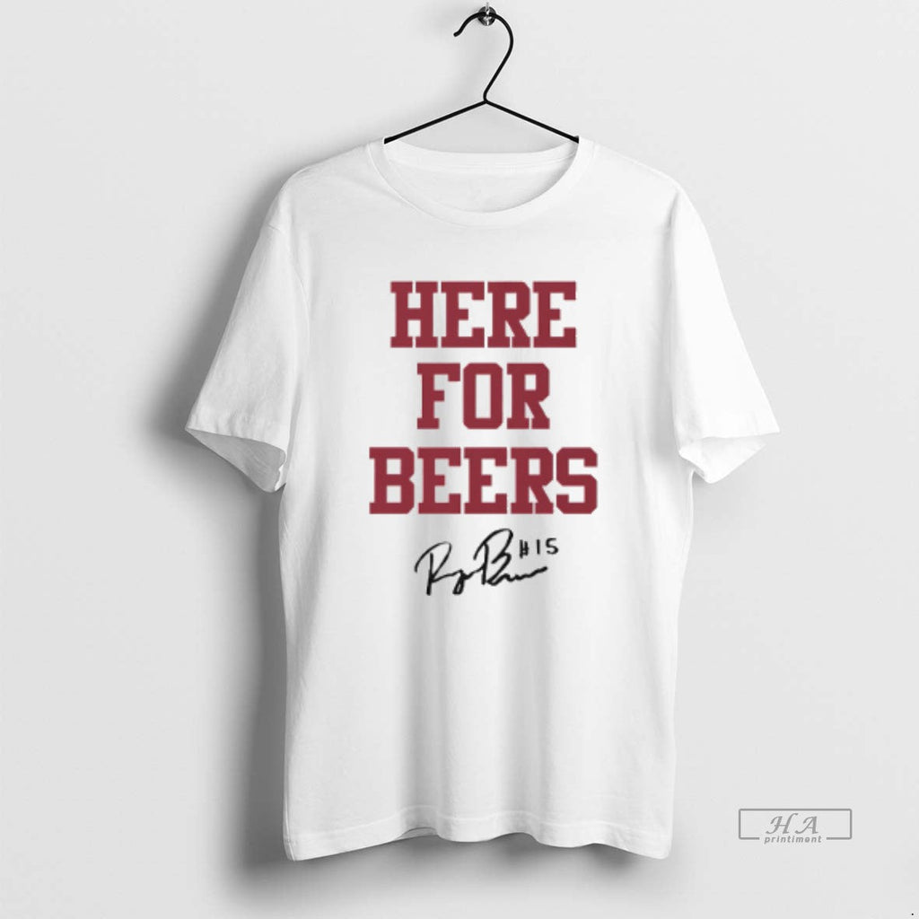 Official Raegan Beers Oklahoma Sooners Here Beers Signature T-Shirts, Hoodie, Sweatshirt