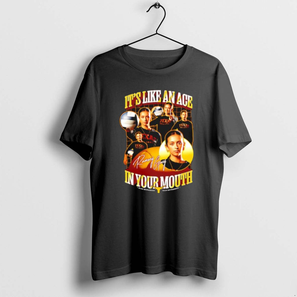 Official Ramsey Gary Texas Volleyball Team Your Mouth Siganture T-Shirts, Hoodie, Sweatshirt