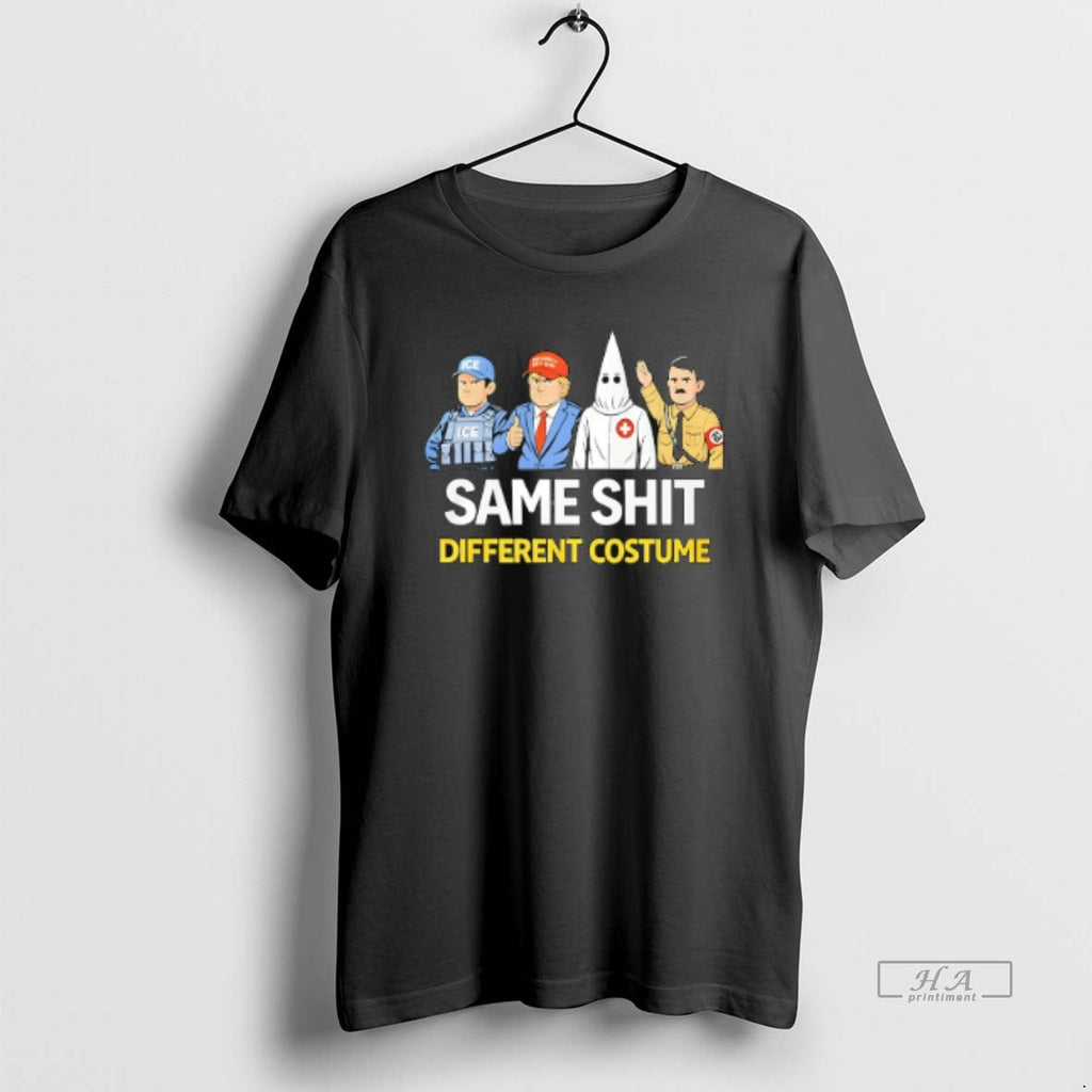 Official Same Shit Different Costume Ice Trump Caricature T-Shirts, Hoodie, Sweatshirt