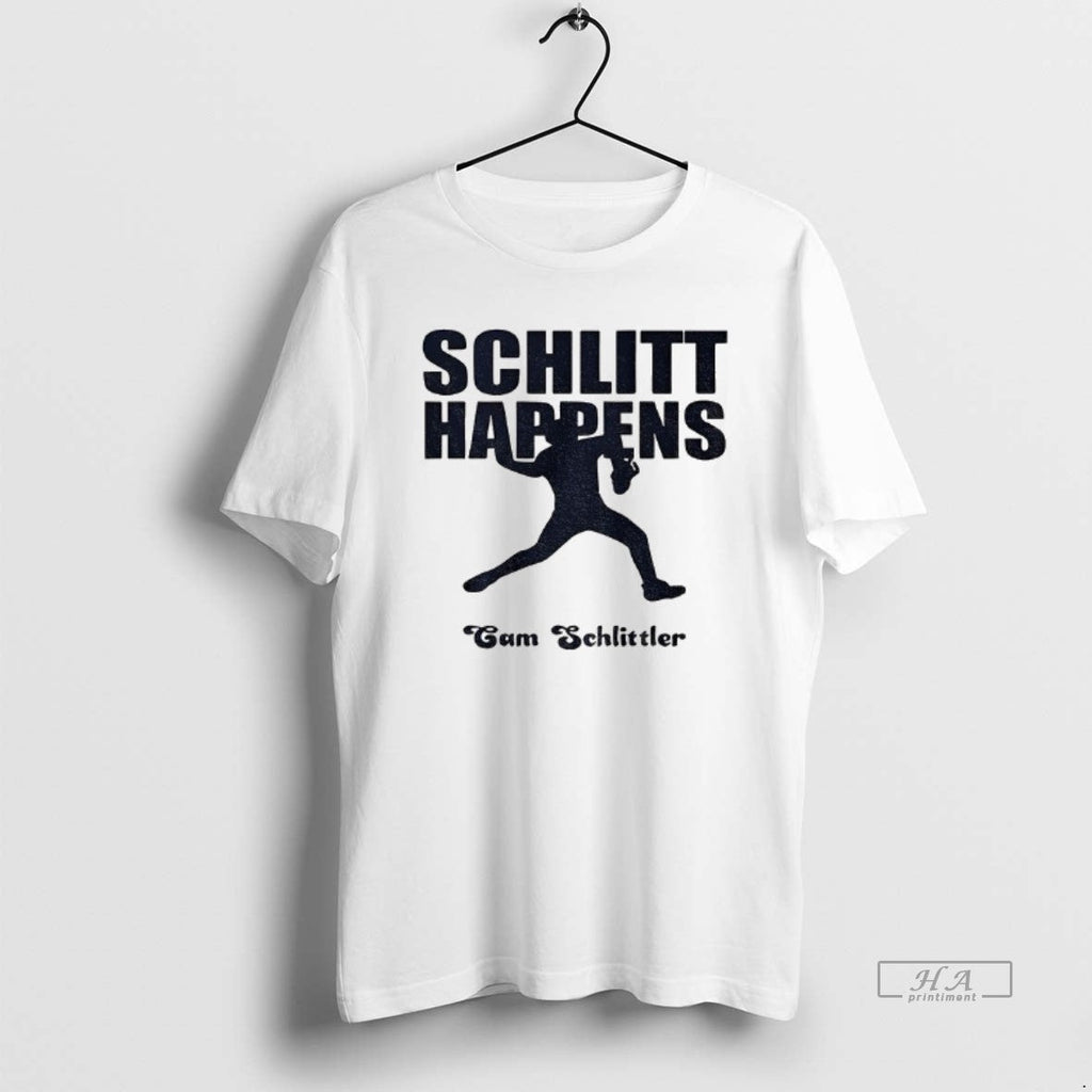 Official Schlitt Happens Cam Schlittler New York Yankees Baseball Vintage T-Shirts, Hoodie, Sweatshirt