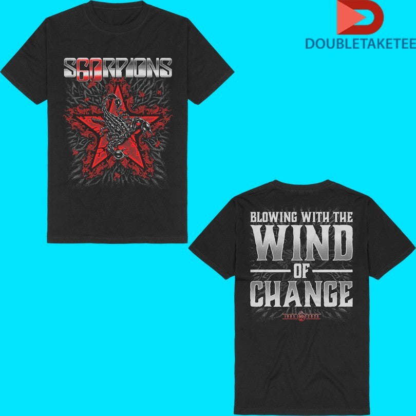 Scorpions Blowing With The Wind Of Change 1965 2025 60 Years Shirts