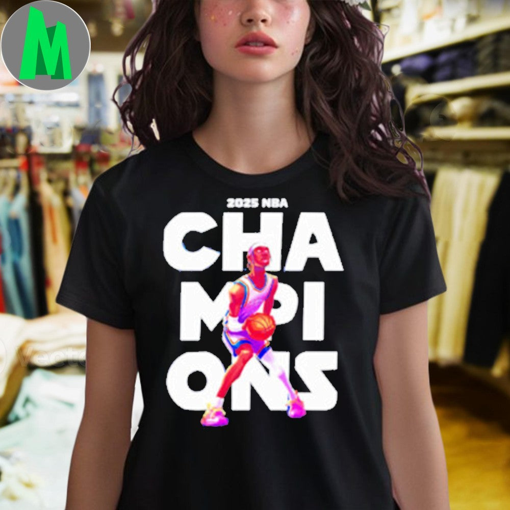 Shai Gilgeous-Alexander 2025 NBA Champions Basketball T-Shirt