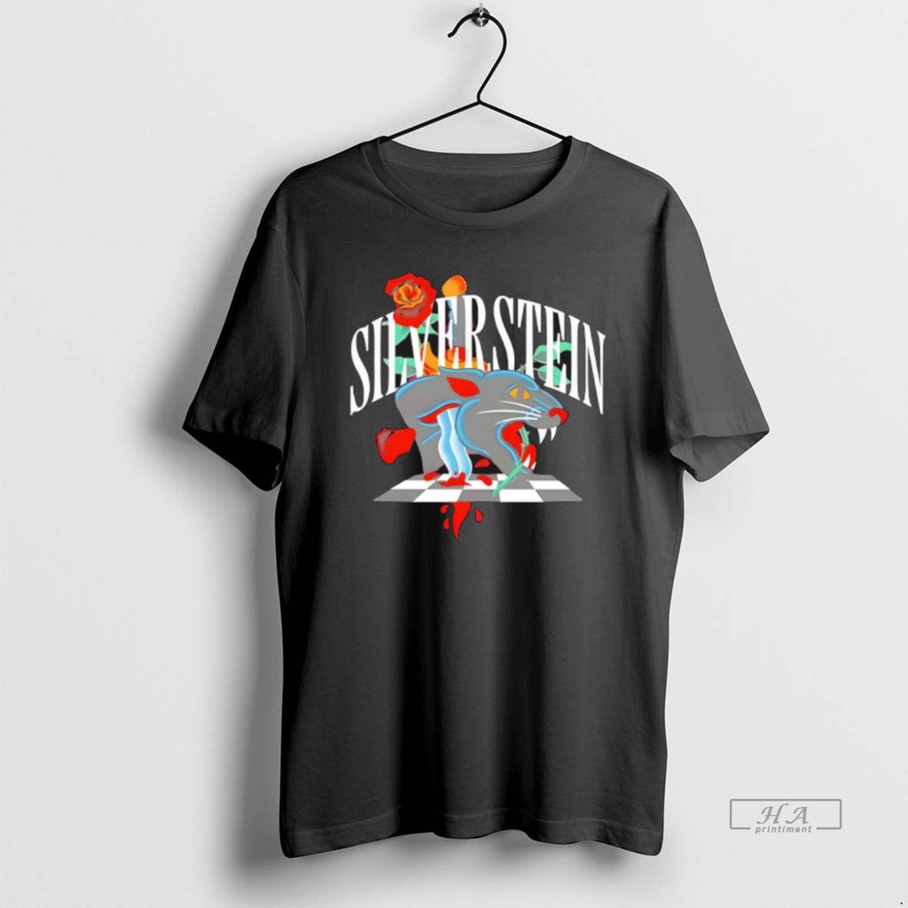 Official Silverstein Panther Rose Blood T-Shirts, Hoodie, Sweatshirt