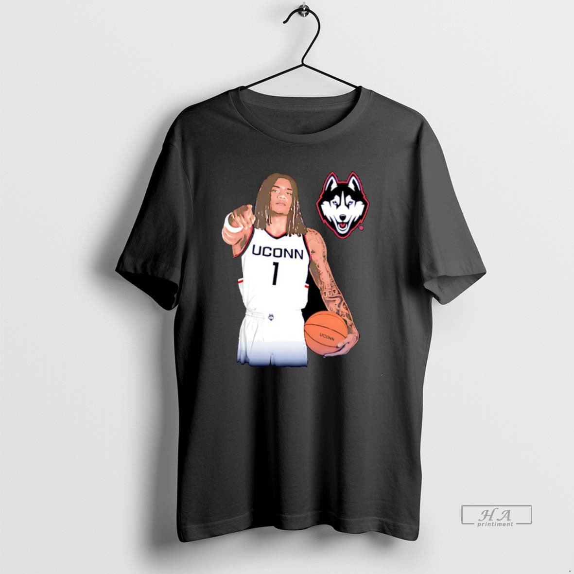 Official Solo Ball Uconn Huskies Portrait T-Shirts, Hoodie, Sweatshirt