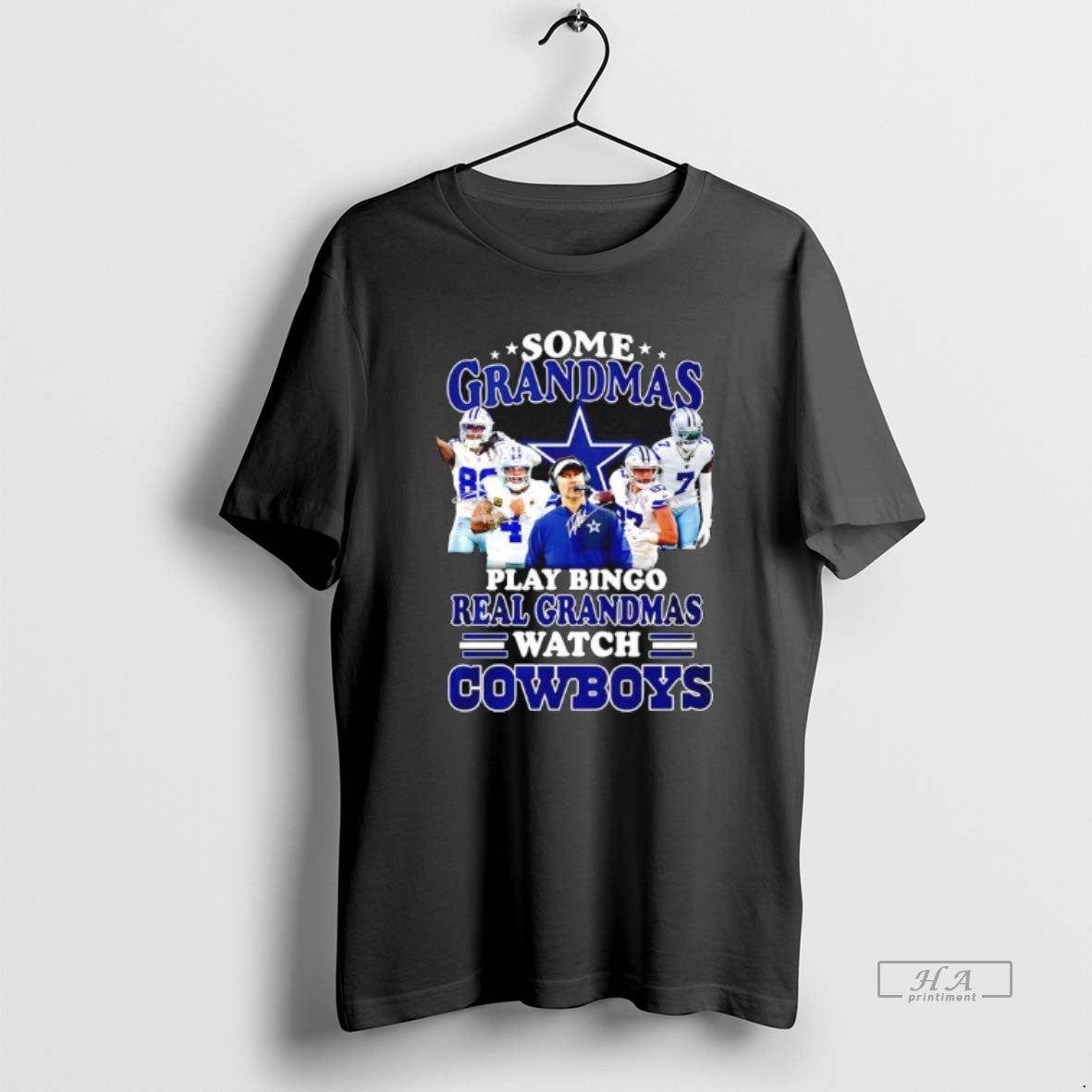 Official Some Grandmas Play Bingo Real Grandmas Watch Dallas Cowboys Fan Loyalty Dedication T-Shirts, Hoodie, Sweatshirt