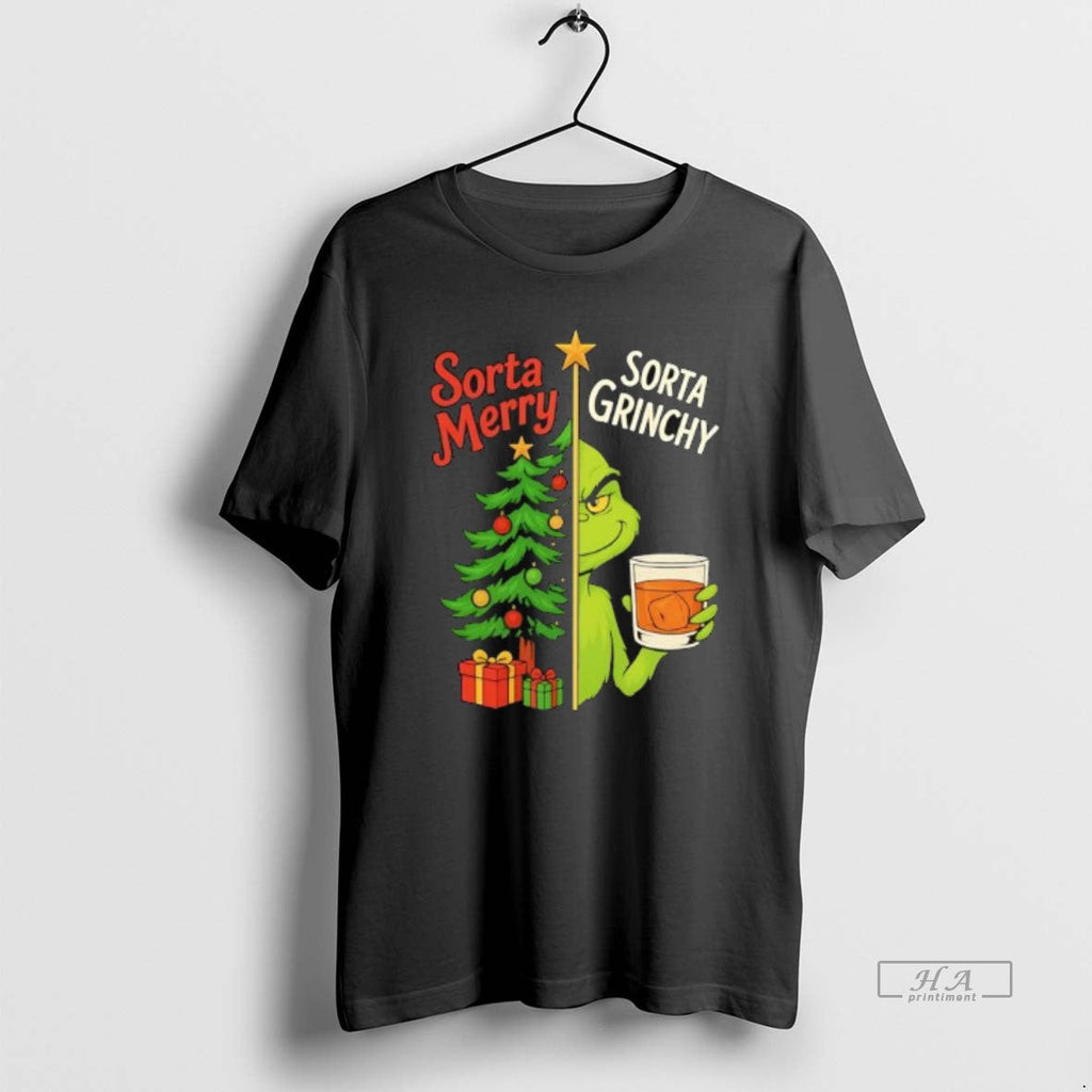 Official Sorta Merry Sorta Grinchy T-Shirts, Hoodie, Sweatshirt