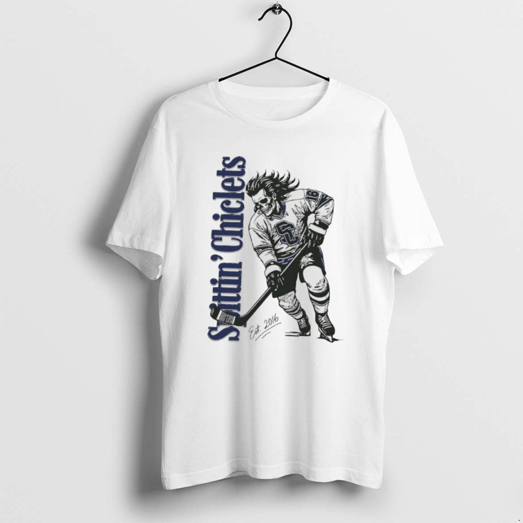 Official Spittin Chiclets Skullet Vertical Hockey T-Shirts, Hoodie, Sweatshirt
