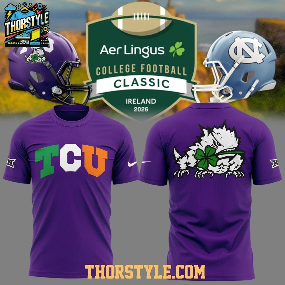 TCU Horned Frogs Ireland Game 2026 College Football Classic Shirt