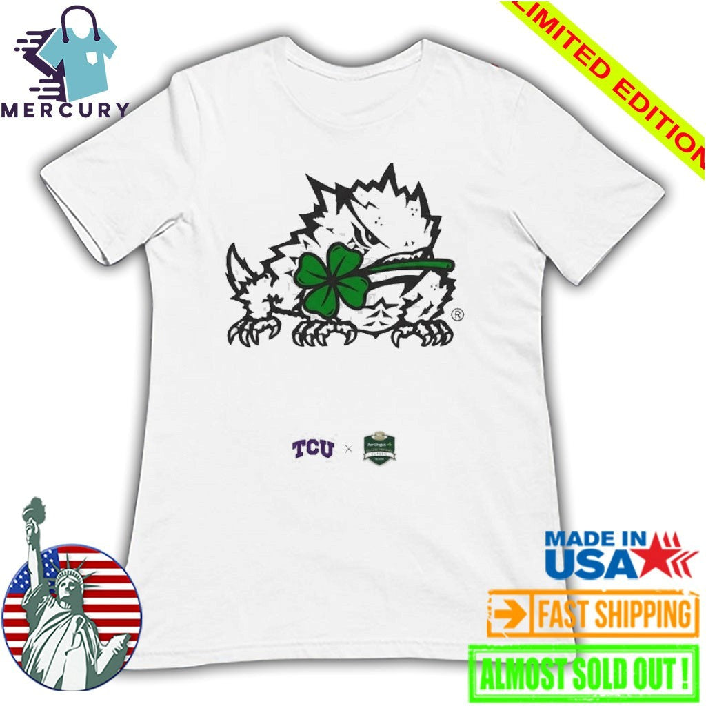 TCU SuperFrog Mascot Four-leaf Clover Shirt