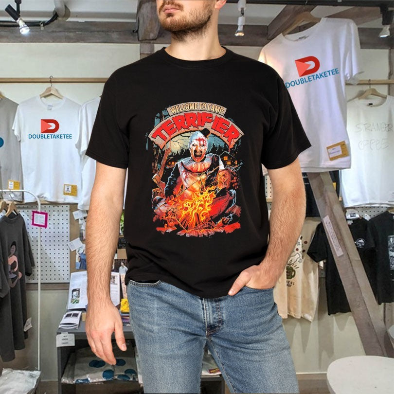 Terrifier Welcome To Camp Hours Of Terror Shirts