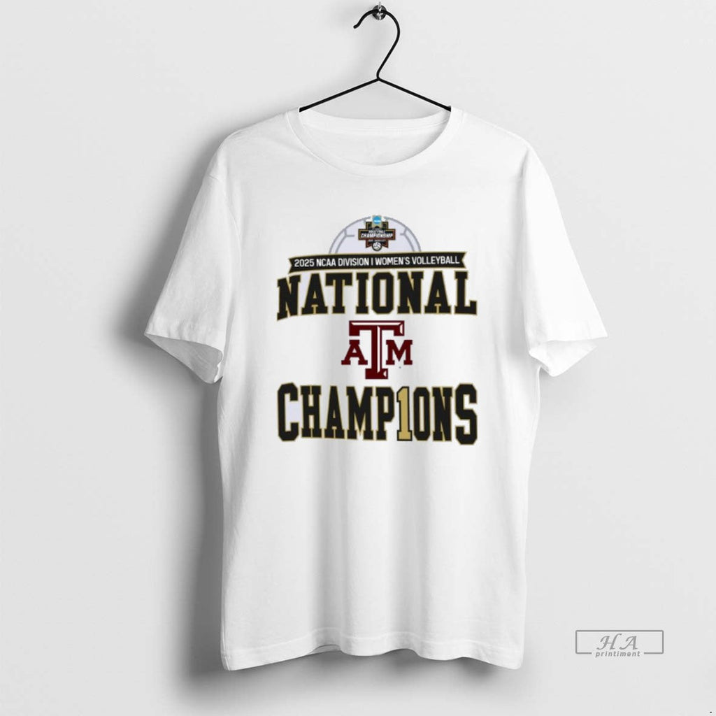 Official Texas Am Aggies 2025 Ncaa Division I Volleyball National Champions T-Shirts, Hoodie, Sweatshirt