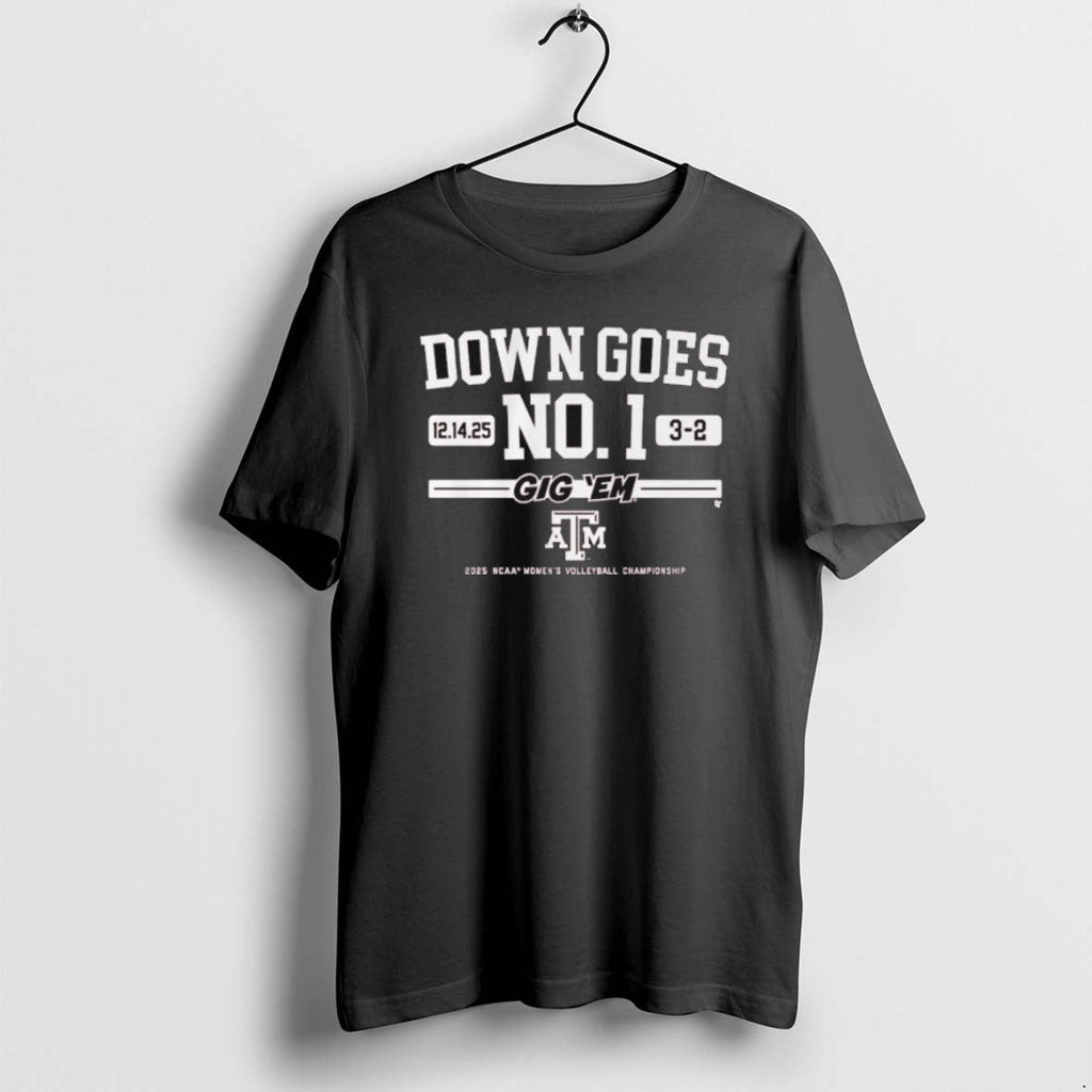 Official Texas Am Aggies Down Goes No T-Shirts, Hoodie, Sweatshirt