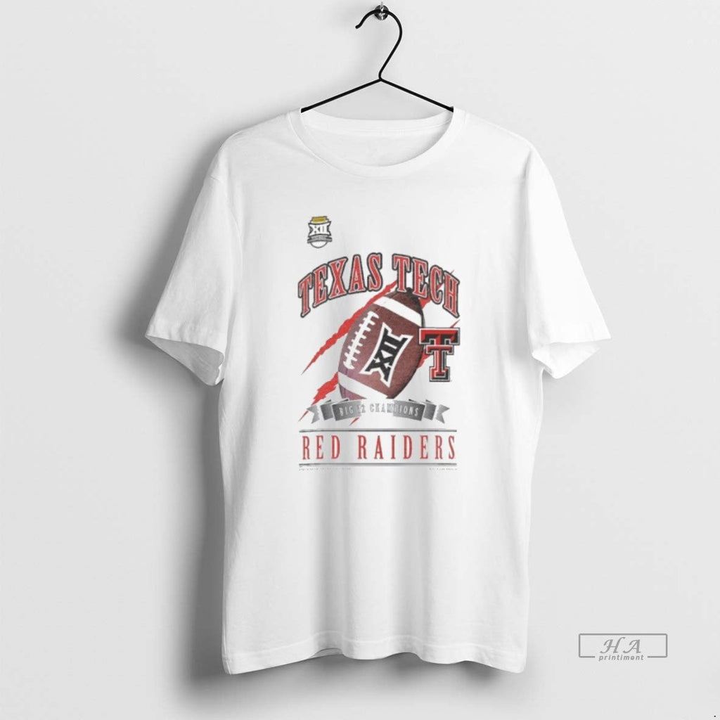 Official Texas Tech Red Raiders New Era 2025 Big 12 Football Champions Locker Room T-Shirts, Hoodie, Sweatshirt