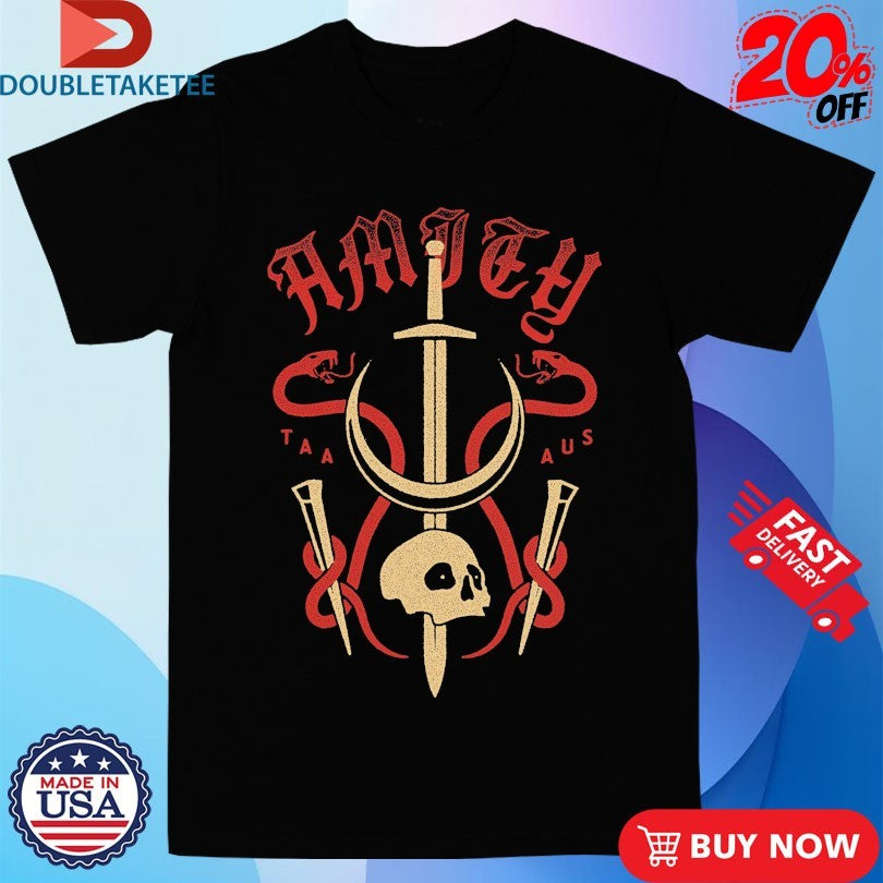 The Amity Affliction Banner Sword T-shirts