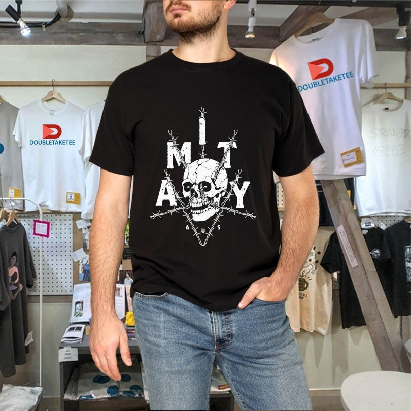 The Amity Affliction Barbed Skull T-shirts