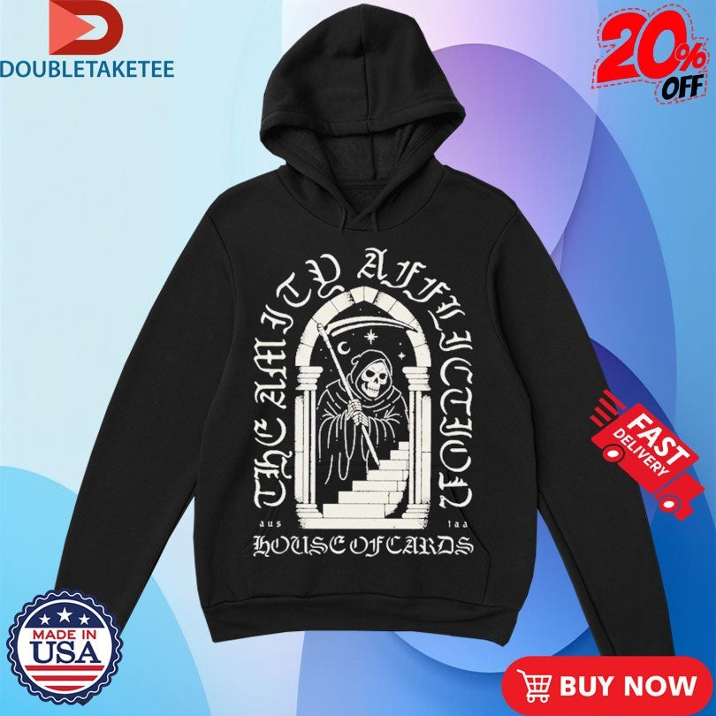 The Amity Affliction For House Of Cards Album Grim Reaper Shirts