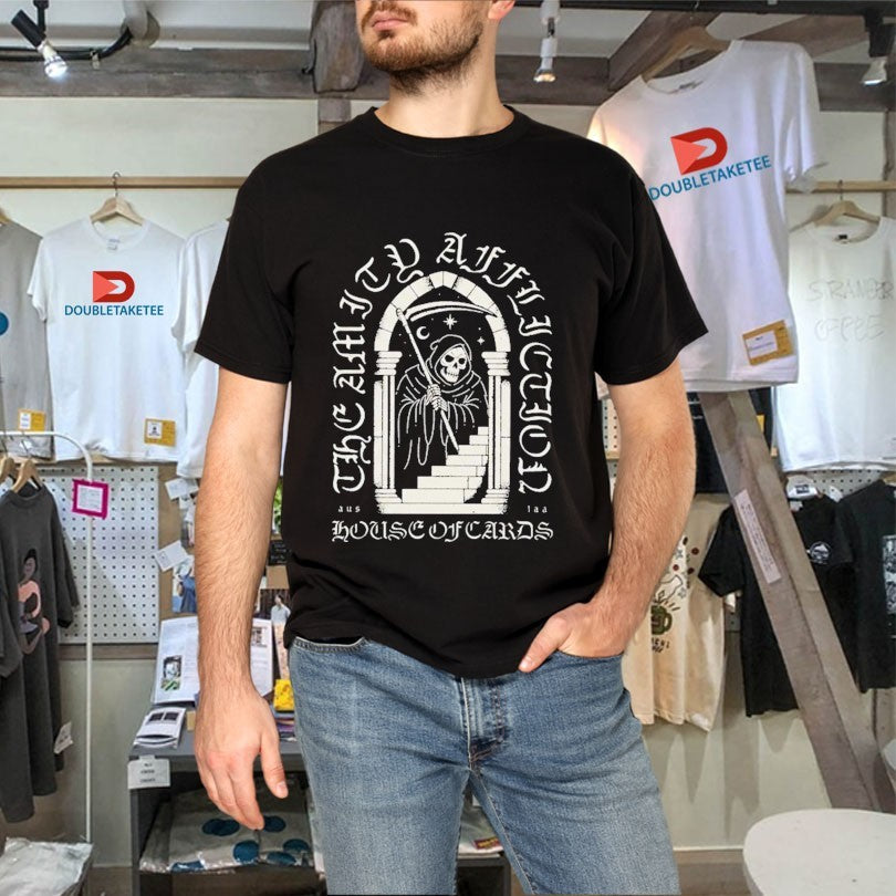 The Amity Affliction For House Of Cards Album Grim Reaper Shirts
