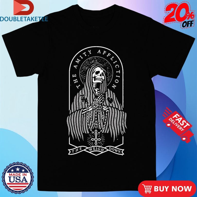 The Amity Affliction The Weigh Down Skeleton T-shirts