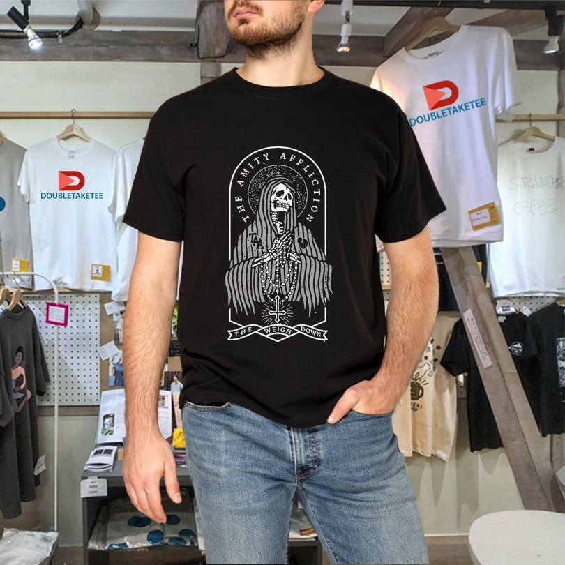 The Amity Affliction The Weigh Down Skeleton T-shirts