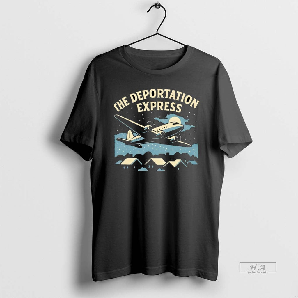 Official Deportation Express Plane Vintage T-Shirts, Hoodie, Sweatshirt