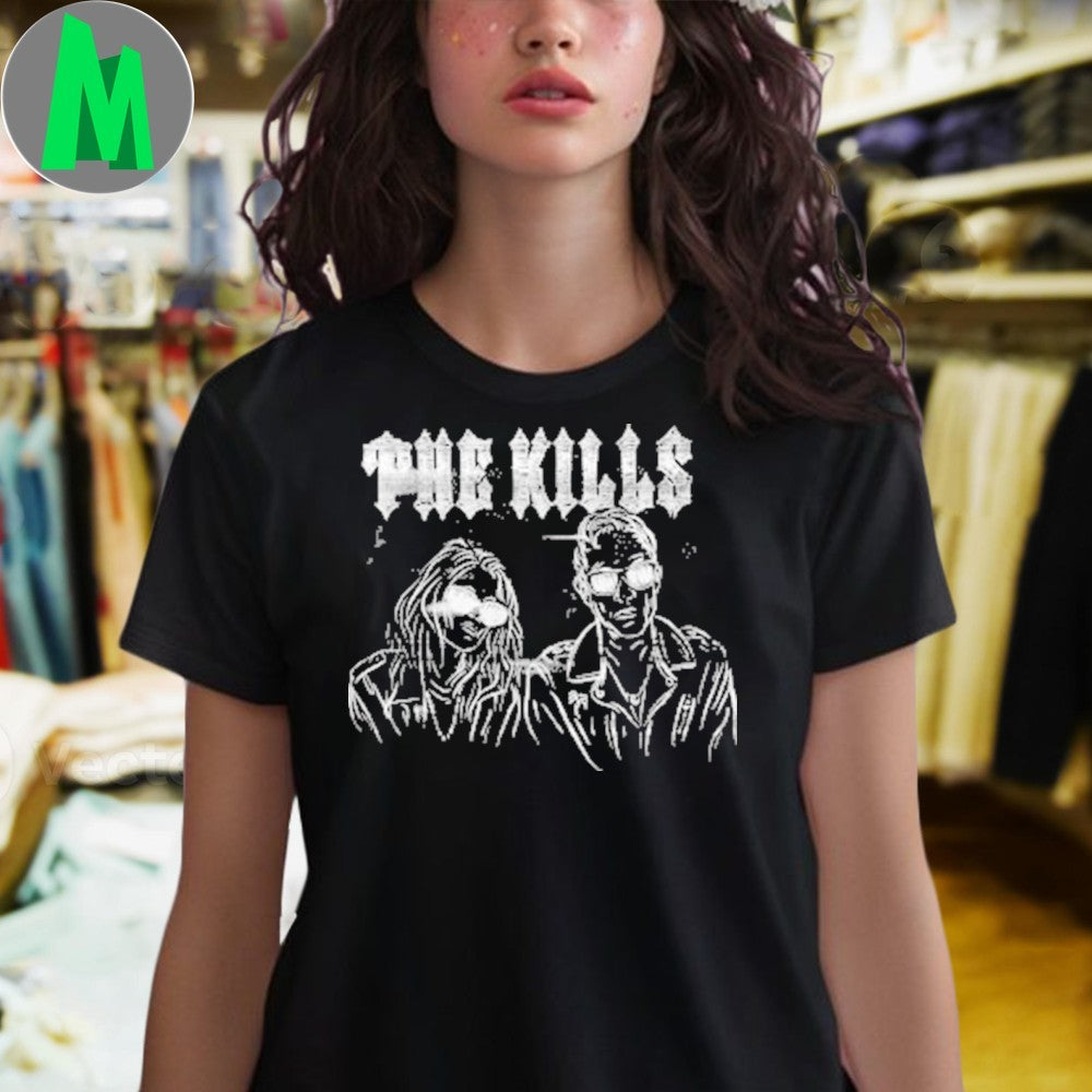 The Kills Merch Store Shop Xerox Sketch Shirt